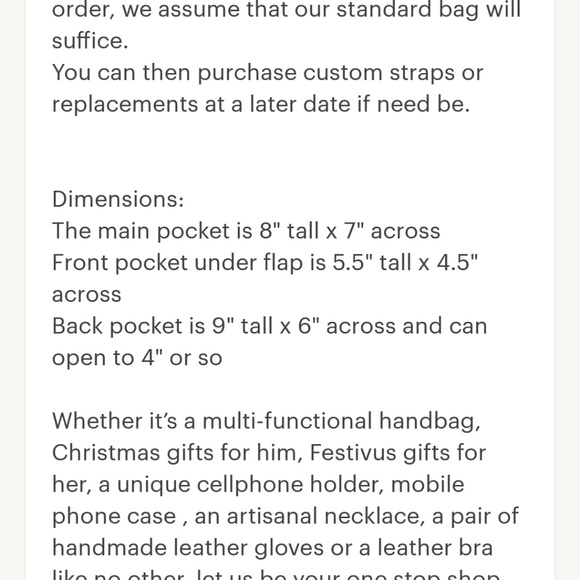 *SOLD* Jungle Tribe 'Predator' - leather hip bag - Picture 6 of 7